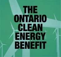 Ontario Clean Energy Benefit logo